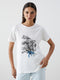 Crew Neck Floral Women's T-Shirt